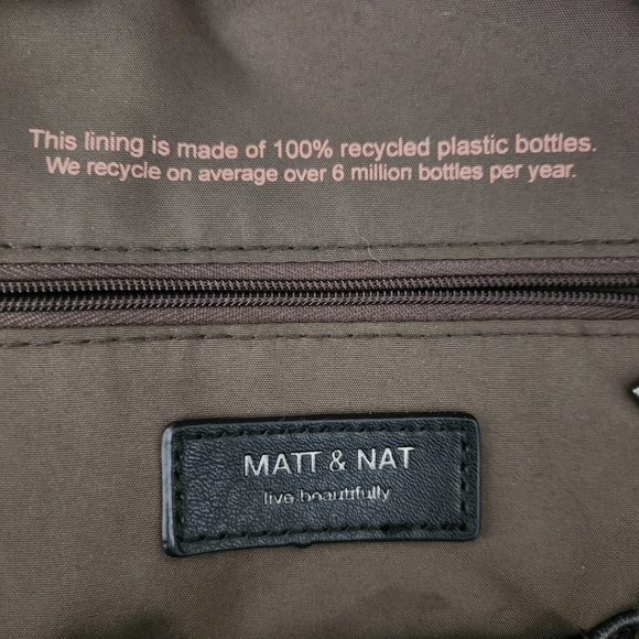 Matt & Nat Voas Sm Dwell Collection Backpack Sling bag black - Picture 8 of 12